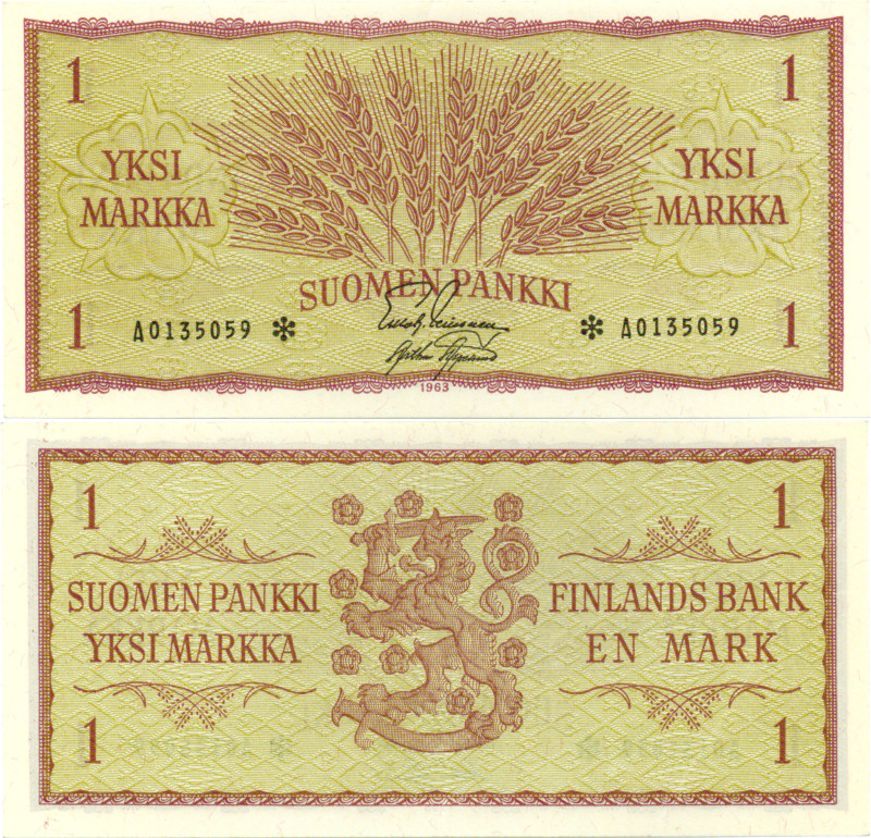 1 Markka 1963 A0135059*